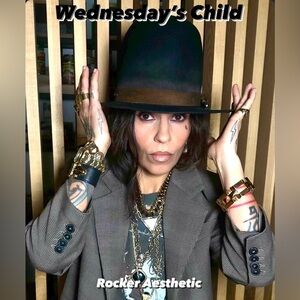 This is Linda Perry.  I make her hats at Wednesday’s Child Studio.